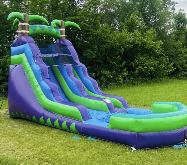 water slides